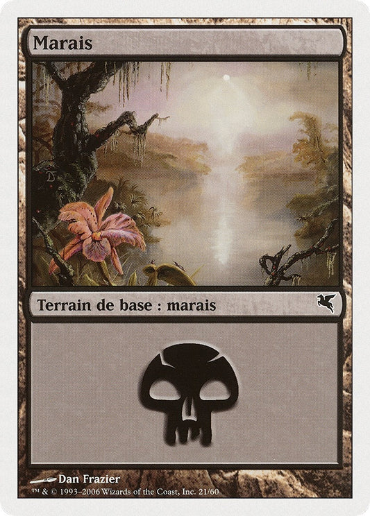 Image for Swamp (French) - "Marais" (F21) (F21) (Magic Encyclopedia 2005 (Salvat/Hachette)) - Magic: The Gathering
