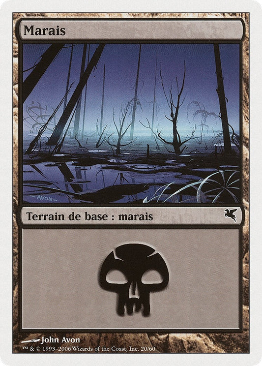 Image for Swamp (French) - "Marais" (F20) (F20) (Magic Encyclopedia 2005 (Salvat/Hachette)) - Magic: The Gathering
