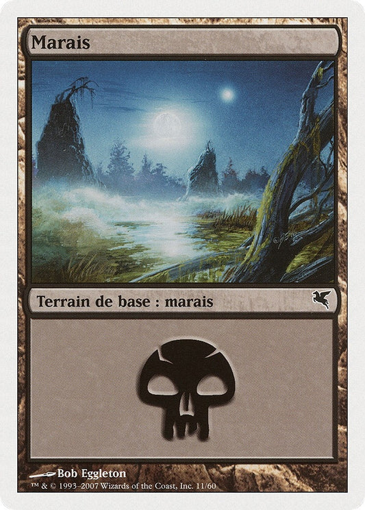 Image for Swamp (French) - "Marais" (E11) (E11) (Magic Encyclopedia 2005 (Salvat/Hachette)) - Magic: The Gathering