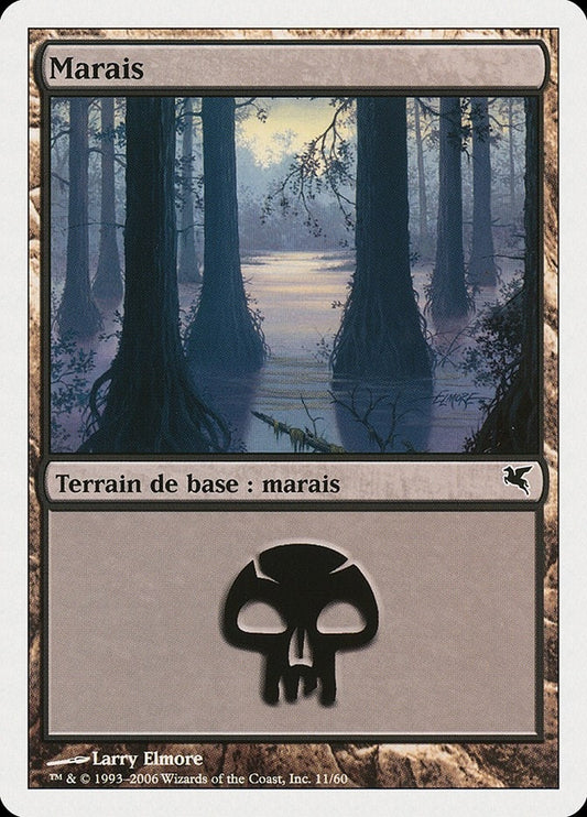 Image for Swamp (French) - "Marais" (A11) (A11) (Magic Encyclopedia 2005 (Salvat/Hachette)) - Magic: The Gathering
