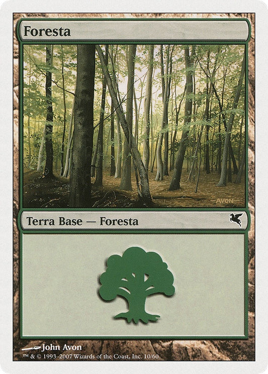 Image for Forest (Italian) - "Foresta" (B10) (B10) (Magic Encyclopedia 2005 (Salvat/Hachette)) - Magic: The Gathering