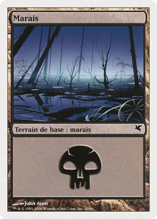 Image for Swamp (French) - "Marais" (A10) (A10) (Magic Encyclopedia 2005 (Salvat/Hachette)) - Magic: The Gathering