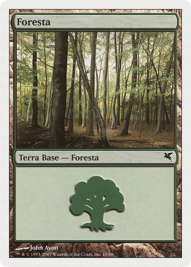 Image for Forest (Italian) - "Foresta" (J10) (J10) (Magic Encyclopedia 2005 (Salvat/Hachette)) - Magic: The Gathering