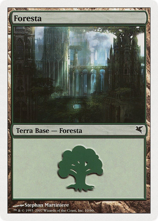 Image for Forest (Italian) - "Foresta" (K10) (K10) (Magic Encyclopedia 2005 (Salvat/Hachette)) - Magic: The Gathering