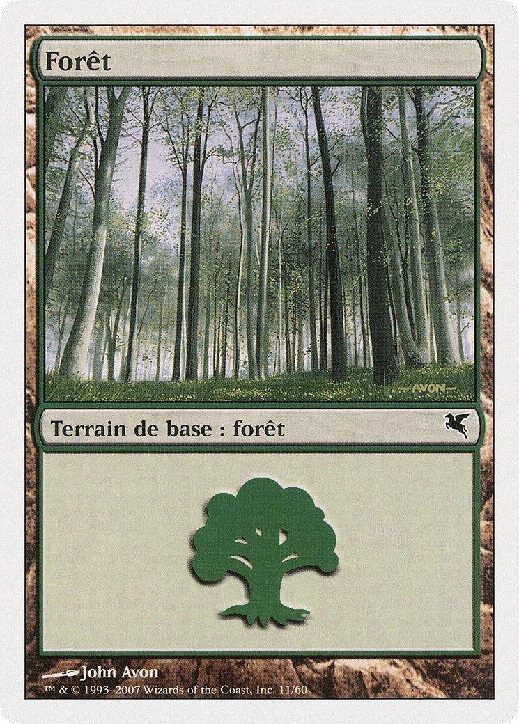 Image for Forest (French) - "Foret" (B11) (B11) (Magic Encyclopedia 2005 (Salvat/Hachette)) - Magic: The Gathering