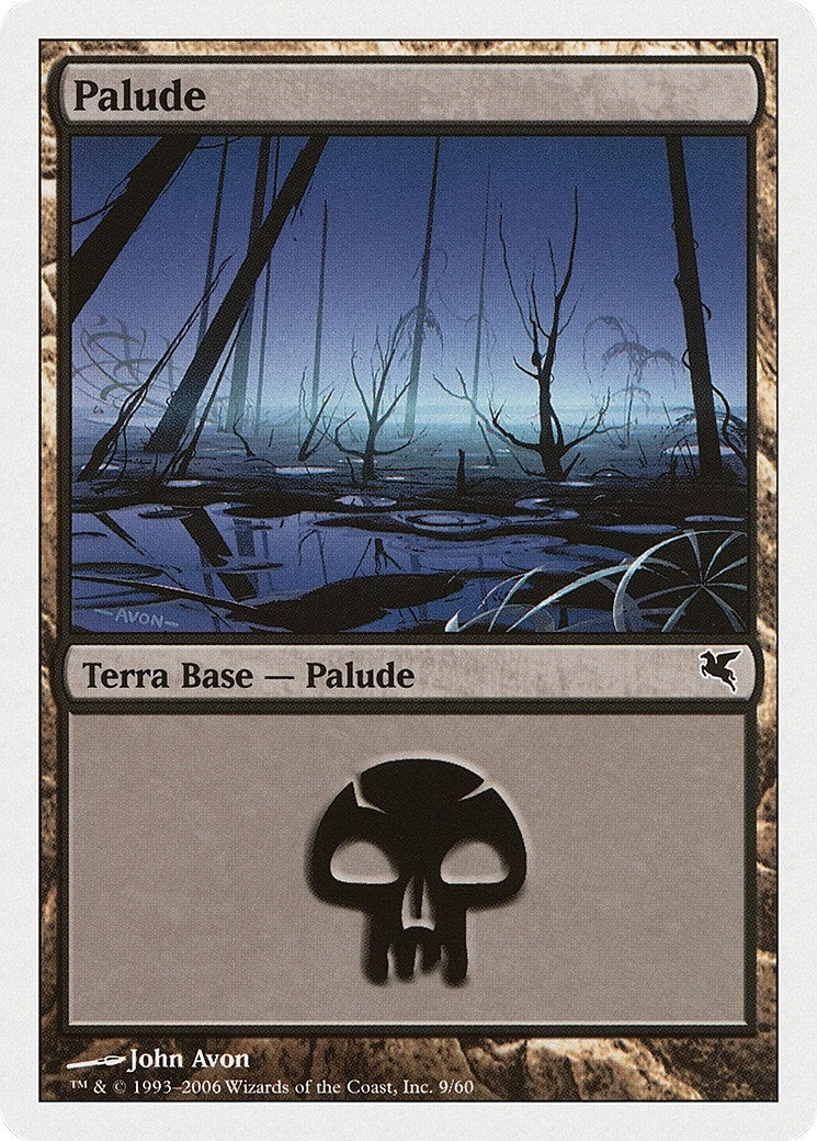 Image for Swamp (Italian) - "Palide" (F9) (F9) (Magic Encyclopedia 2005 (Salvat/Hachette)) - Magic: The Gathering