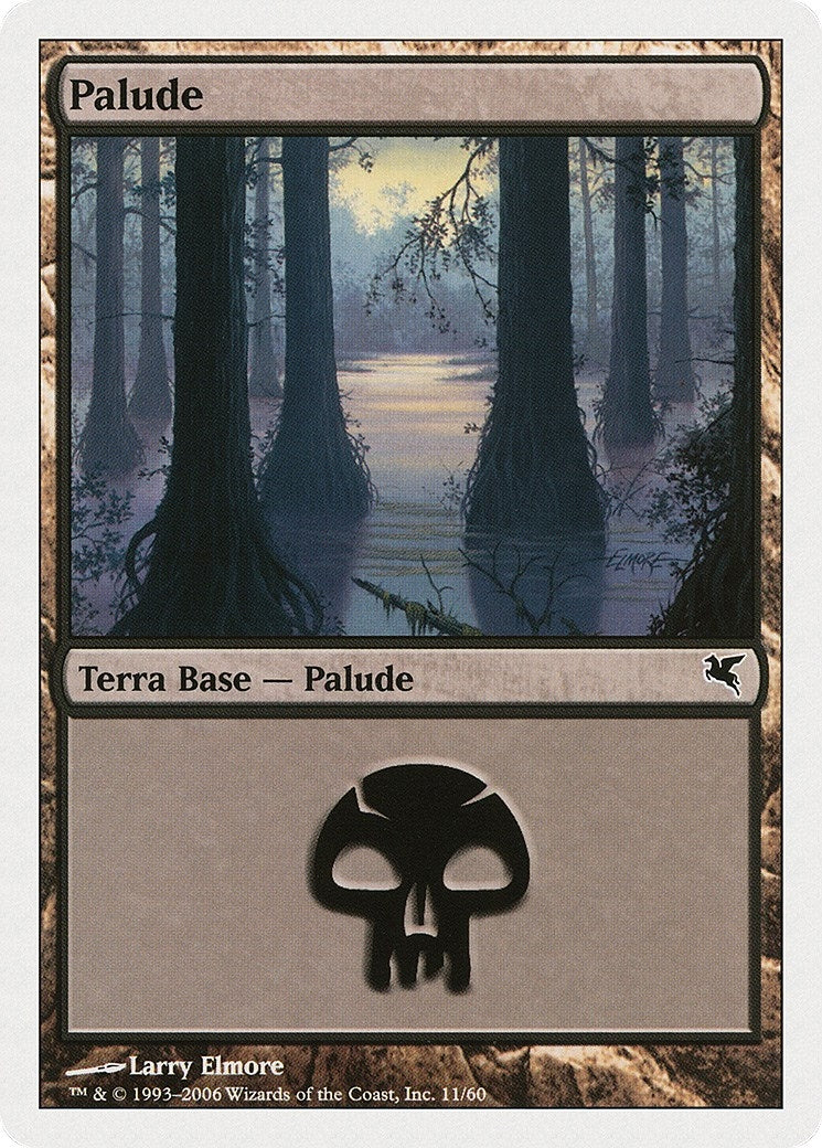 Image for Swamp (Italian) - "Palide" (A11) (A11) (Magic Encyclopedia 2005 (Salvat/Hachette)) - Magic: The Gathering