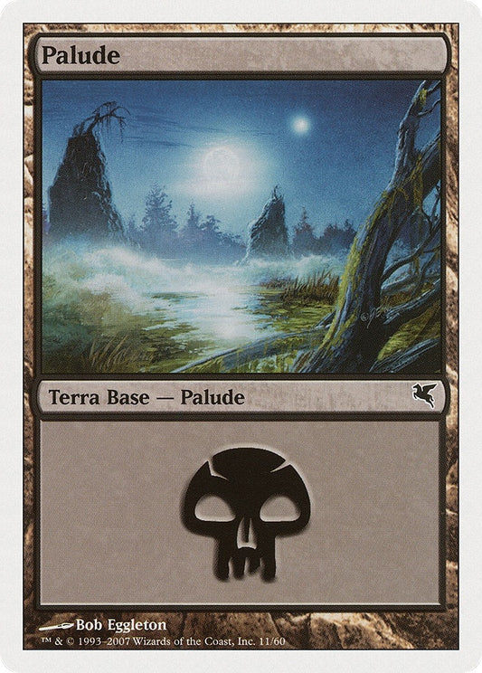 Image for Swamp (Italian) - "Palide" (E11) (E11) (Magic Encyclopedia 2005 (Salvat/Hachette)) - Magic: The Gathering