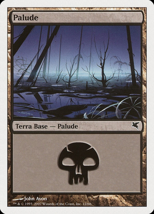 Image for Swamp (Italian) - "Palide" (E12) (E12) (Magic Encyclopedia 2005 (Salvat/Hachette)) - Magic: The Gathering