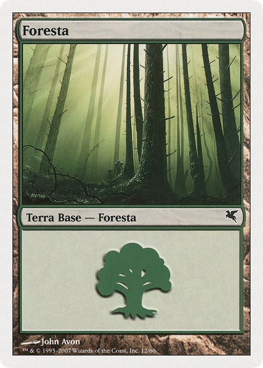 Image for Forest (Italian) - "Foresta" (D12) (D12) (Magic Encyclopedia 2005 (Salvat/Hachette)) - Magic: The Gathering
