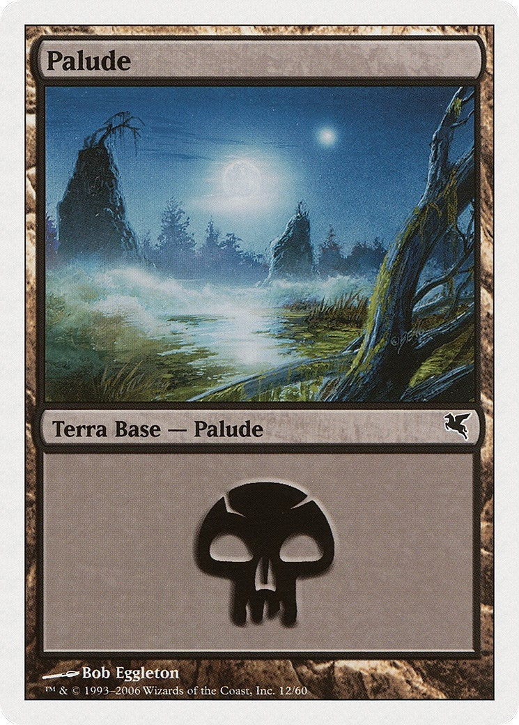 Image for Swamp (Italian) - "Palide" (F12) (F12) (Magic Encyclopedia 2005 (Salvat/Hachette)) - Magic: The Gathering