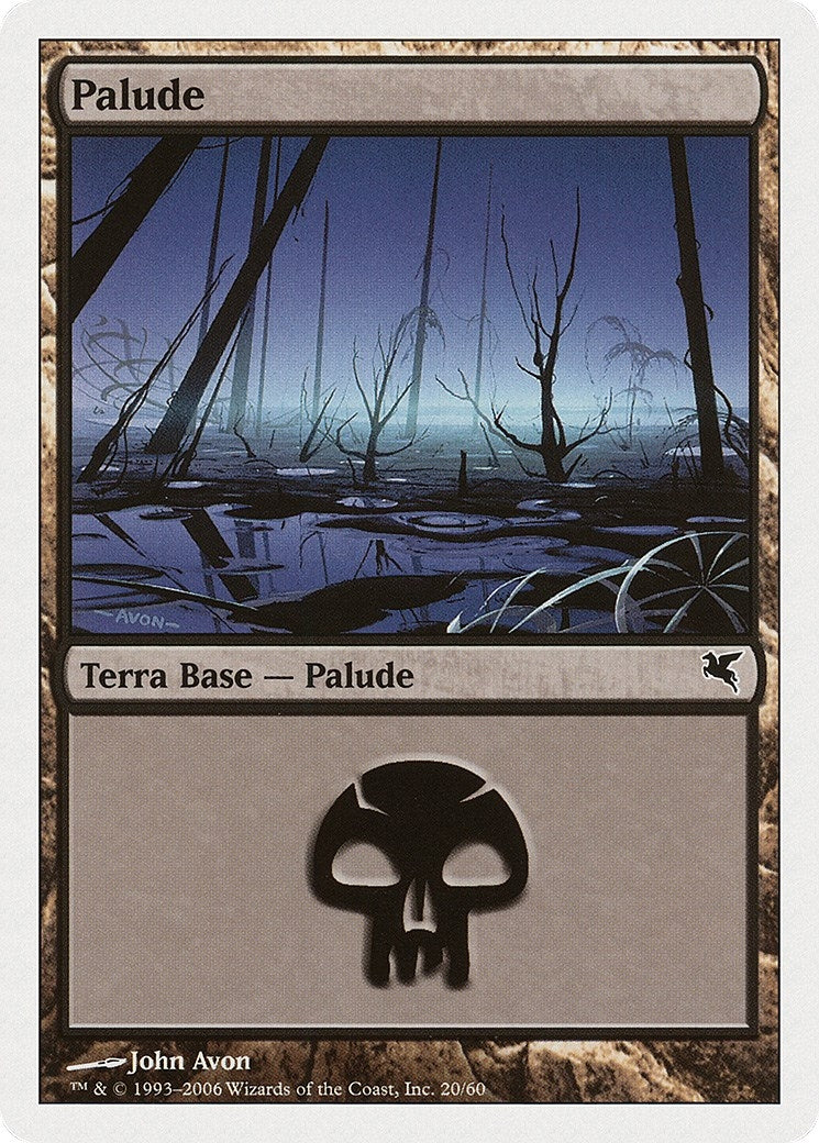 Image for Swamp (Italian) - "Palide" (F20) (F20) (Magic Encyclopedia 2005 (Salvat/Hachette)) - Magic: The Gathering
