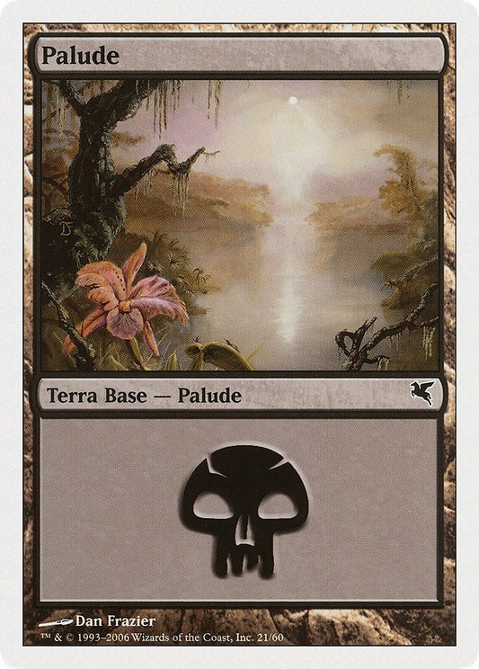 Image for Swamp (Italian) - "Palide" (F21) (F21) (Magic Encyclopedia 2005 (Salvat/Hachette)) - Magic: The Gathering
