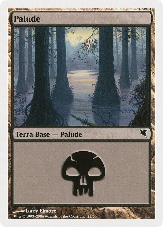 Image for Swamp (Italian) - "Palide" (A22) (A22) (Magic Encyclopedia 2005 (Salvat/Hachette)) - Magic: The Gathering