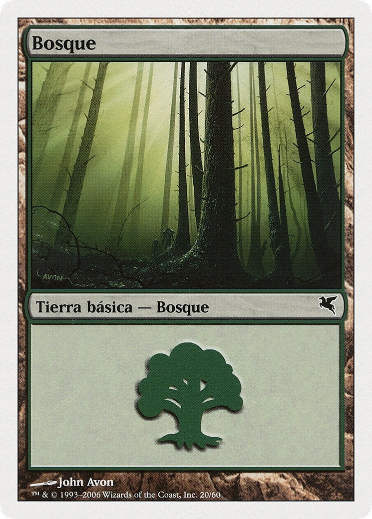 Image for Forest (Spanish) - "Bosque" (B20) (B20) (Magic Encyclopedia 2005 (Salvat/Hachette)) - Magic: The Gathering
