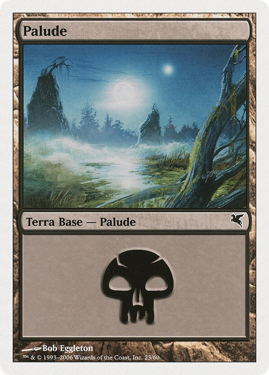 Image for Swamp (Italian) - "Palide" (A23) (A23) (Magic Encyclopedia 2005 (Salvat/Hachette)) - Magic: The Gathering