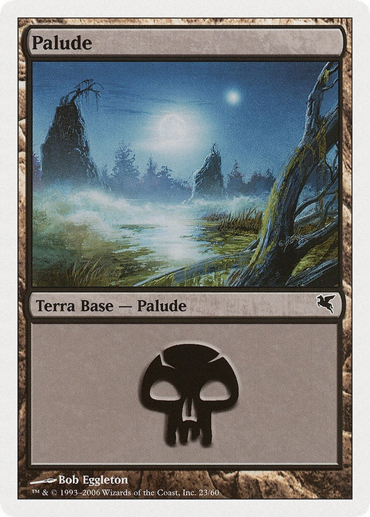 Image for Swamp (Italian) - "Palide" (F23) (F23) (Magic Encyclopedia 2005 (Salvat/Hachette)) - Magic: The Gathering