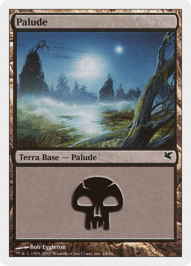 Image for Swamp (Italian) - "Palide" (E24) (E24) (Magic Encyclopedia 2005 (Salvat/Hachette)) - Magic: The Gathering