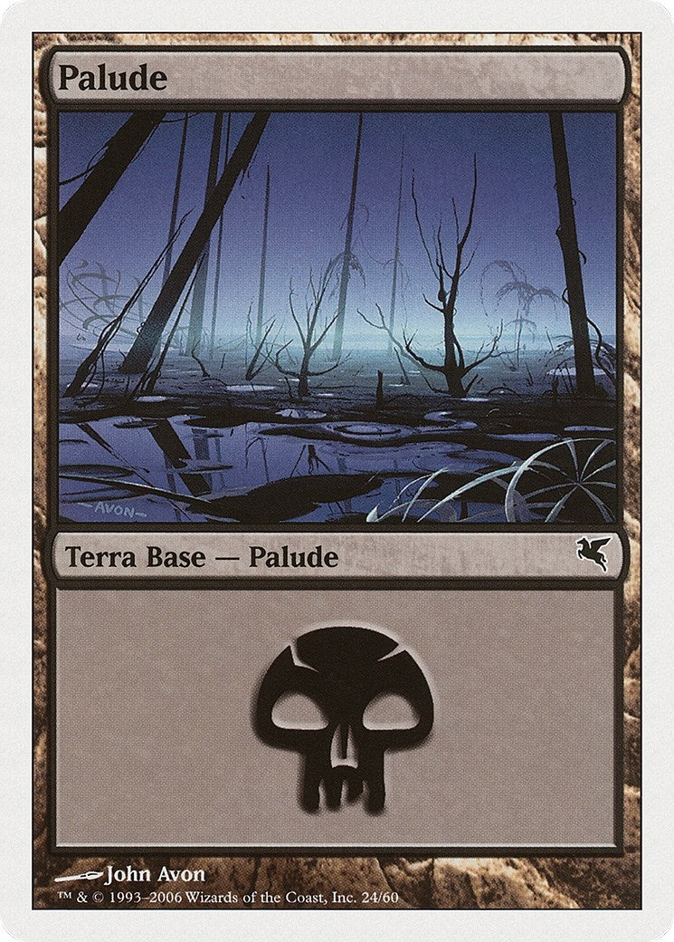 Image for Swamp (Italian) - "Palide" (F24) (F24) (Magic Encyclopedia 2005 (Salvat/Hachette)) - Magic: The Gathering