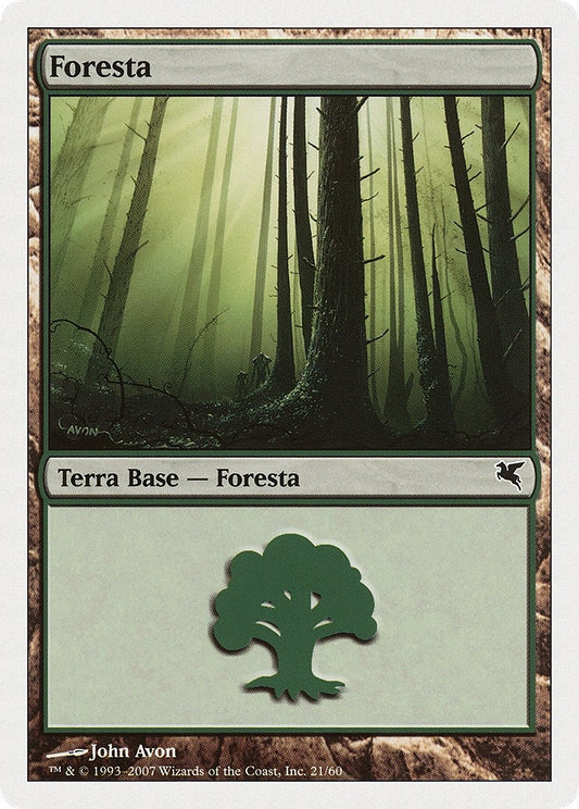 Image for Forest (Italian) - "Foresta" (K21) (K21) (Magic Encyclopedia 2005 (Salvat/Hachette)) - Magic: The Gathering