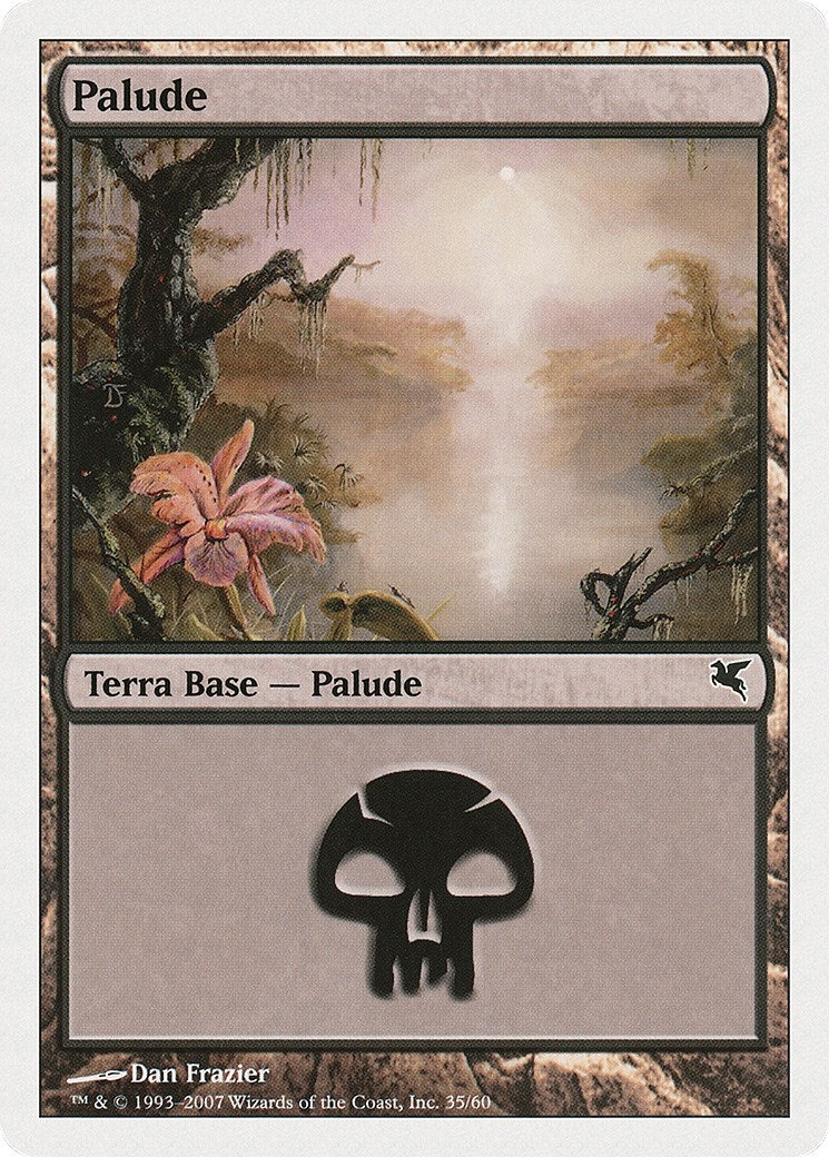 Image for Swamp (Italian) - "Palide" (D35) (D35) (Magic Encyclopedia 2005 (Salvat/Hachette)) - Magic: The Gathering
