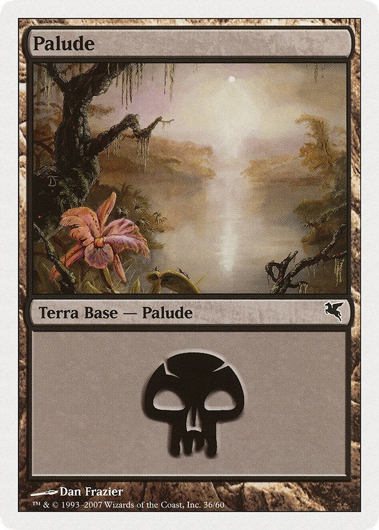 Image for Swamp (Italian) - "Palide" (E36) (E36) (Magic Encyclopedia 2005 (Salvat/Hachette)) - Magic: The Gathering