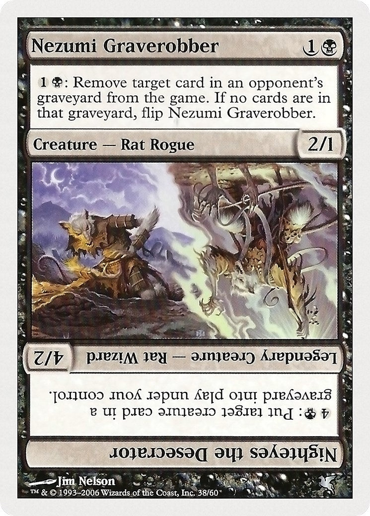 Image for Nezumi Graverobber // Nighteyes the Desecrator (38) (38) (Magic Encyclopedia 2005 (Salvat/Hachette)) - Magic: The Gathering