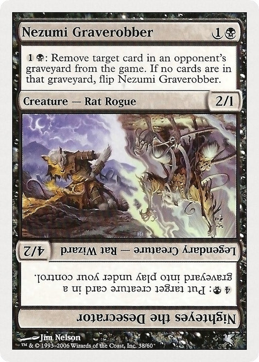 Image for Nezumi Graverobber // Nighteyes the Desecrator (38) (38) (Magic Encyclopedia 2005 (Salvat/Hachette)) - Magic: The Gathering