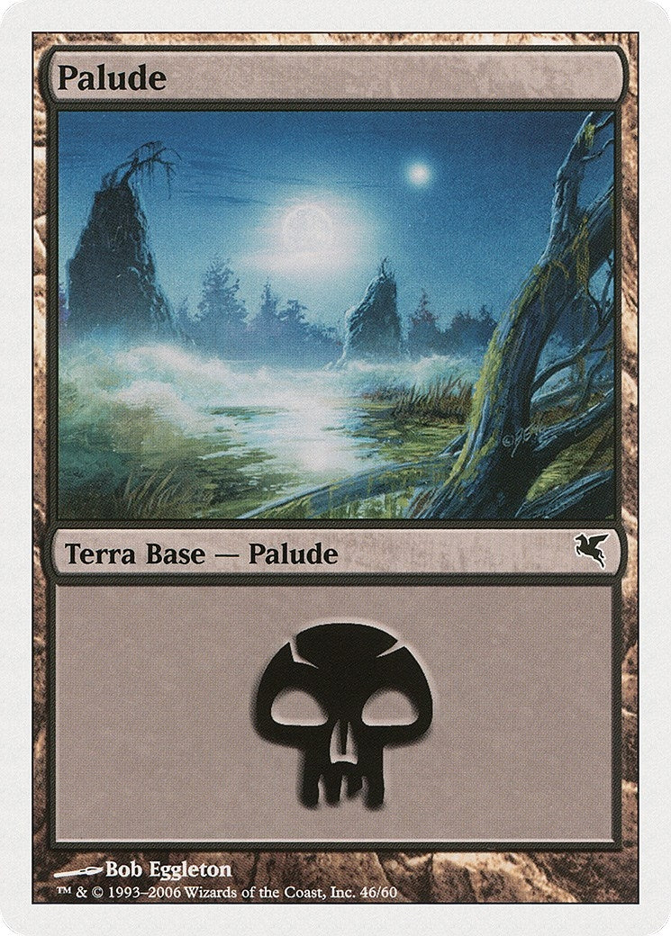 Image for Swamp (Italian) - "Palide" (A46) (A46) (Magic Encyclopedia 2005 (Salvat/Hachette)) - Magic: The Gathering