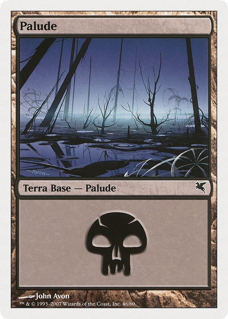 Image for Swamp (Italian) - "Palide" (D46) (D46) (Magic Encyclopedia 2005 (Salvat/Hachette)) - Magic: The Gathering