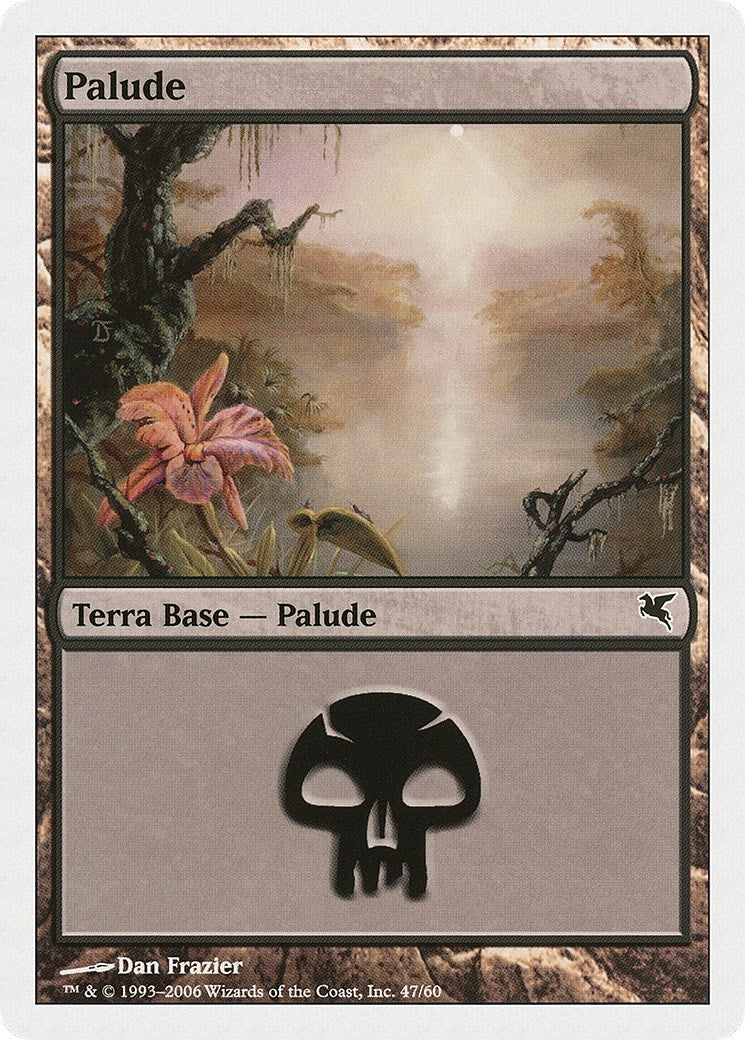 Image for Swamp (Italian) - "Palide" (A47) (A47) (Magic Encyclopedia 2005 (Salvat/Hachette)) - Magic: The Gathering