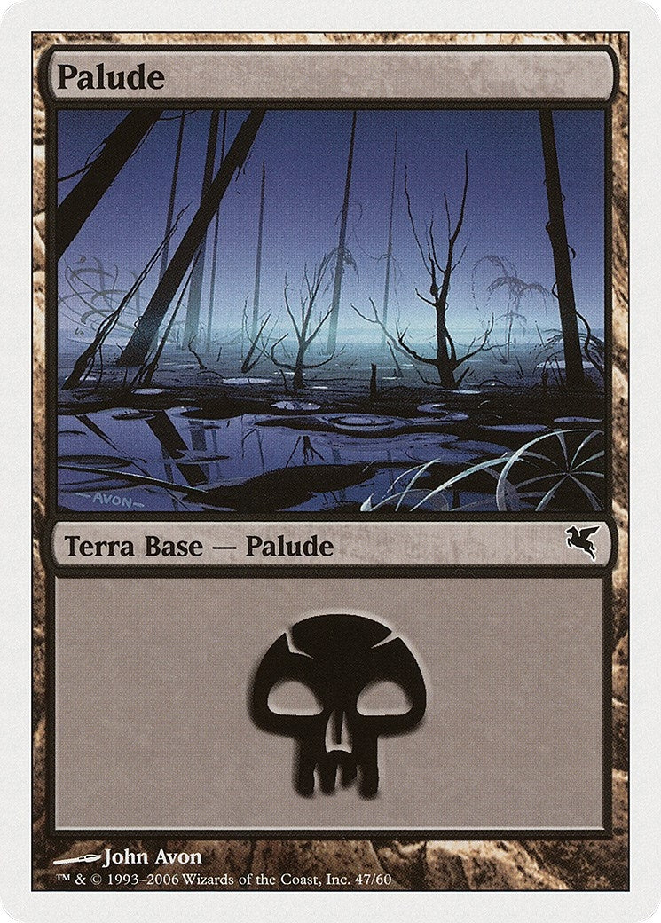 Image for Swamp (Italian) - "Palide" (F47) (F47) (Magic Encyclopedia 2005 (Salvat/Hachette)) - Magic: The Gathering
