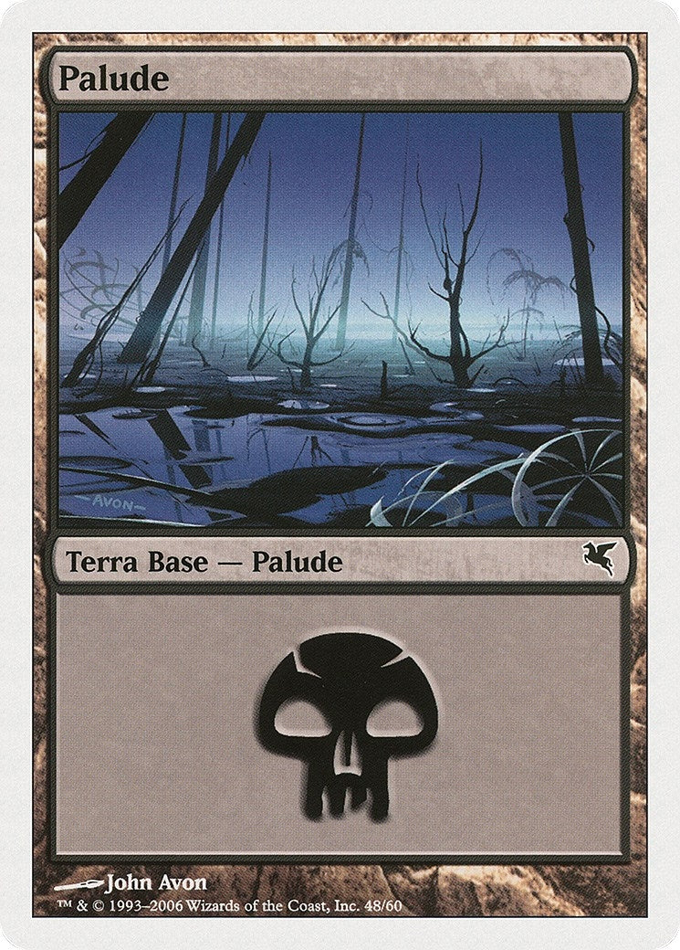 Image for Swamp (Italian) - "Palide" (A48) (A48) (Magic Encyclopedia 2005 (Salvat/Hachette)) - Magic: The Gathering