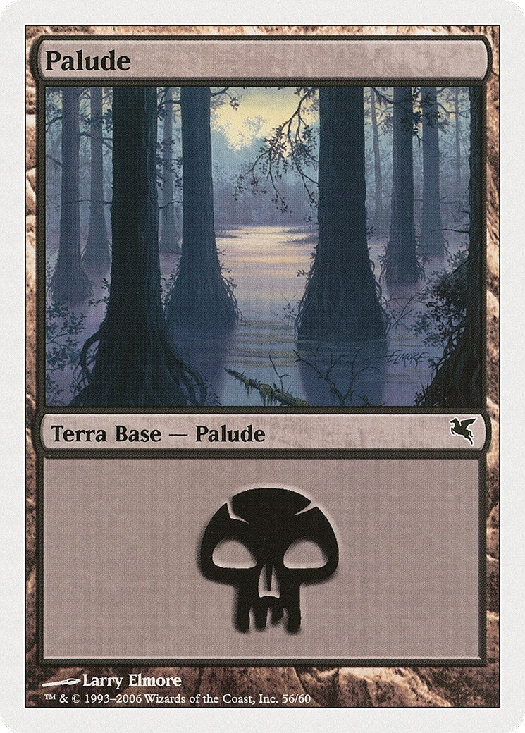 Image for Swamp (Italian) - "Palide" (A56) (A56) (Magic Encyclopedia 2005 (Salvat/Hachette)) - Magic: The Gathering