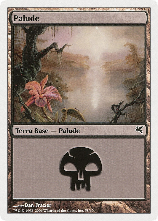 Image for Swamp (Italian) - "Palide" (A58) (A58) (Magic Encyclopedia 2005 (Salvat/Hachette)) - Magic: The Gathering