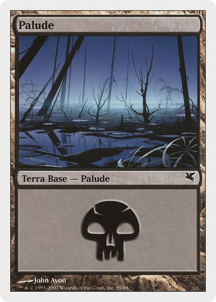 Image for Swamp (Italian) - "Palide" (E59) (E59) (Magic Encyclopedia 2005 (Salvat/Hachette)) - Magic: The Gathering
