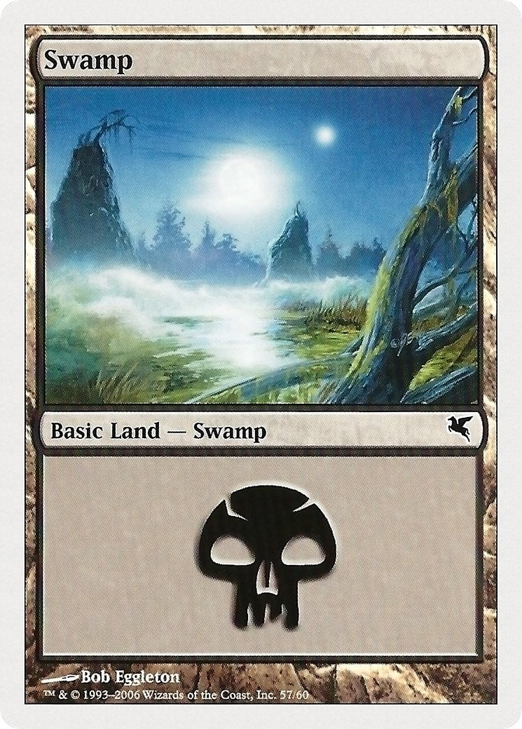 Image for Swamp (57) (57) (Magic Encyclopedia 2005 (Salvat/Hachette)) - Magic: The Gathering