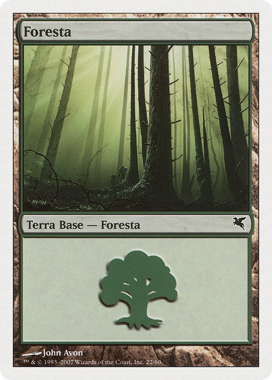 Image for Forest (Italian) - "Foresta" (J22) (J22) (Magic Encyclopedia 2005 (Salvat/Hachette)) - Magic: The Gathering