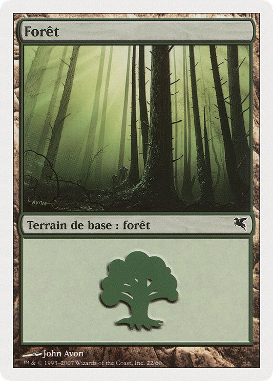 Image for Forest (French) - "Foret" (J22) (J22) (Magic Encyclopedia 2005 (Salvat/Hachette)) - Magic: The Gathering