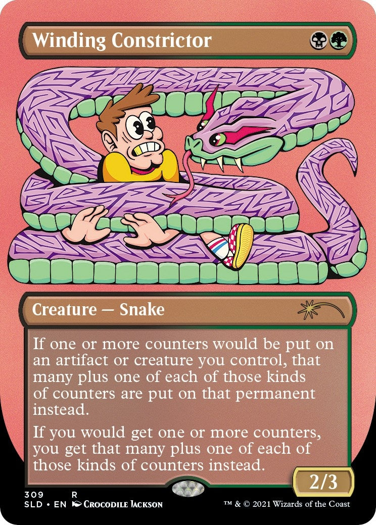 Image for Winding Constrictor (309) (Secret Lair Drop Series) - Magic: The Gathering