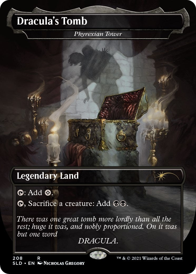 Image for Dracula's Tomb - Phyrexian Tower (208) (Secret Lair Drop Series) - Magic: The Gathering