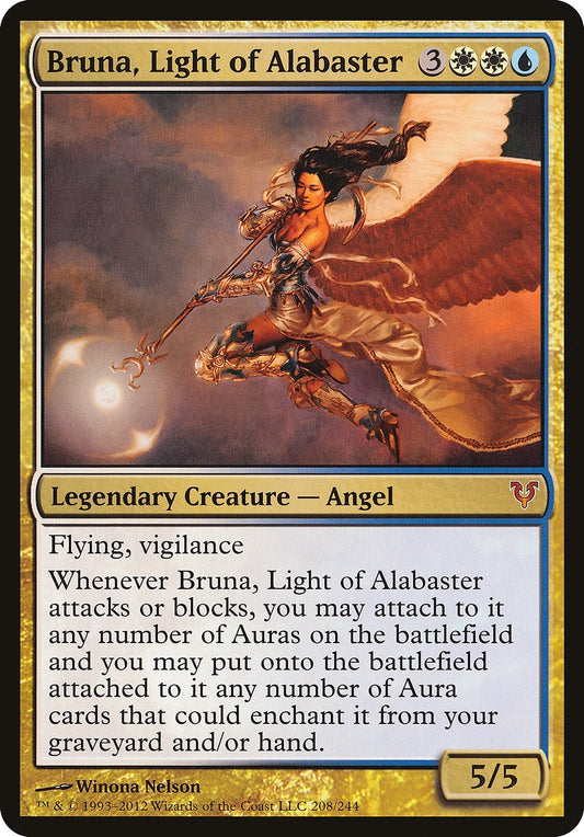 Image for Bruna, Light of Alabaster (Open the Helvault) (208) (Oversize Cards) - Magic: The Gathering