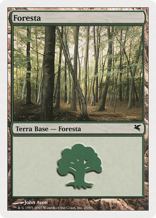 Image for Forest (Italian) - "Foresta" (D23) (D23) (Magic Encyclopedia 2005 (Salvat/Hachette)) - Magic: The Gathering