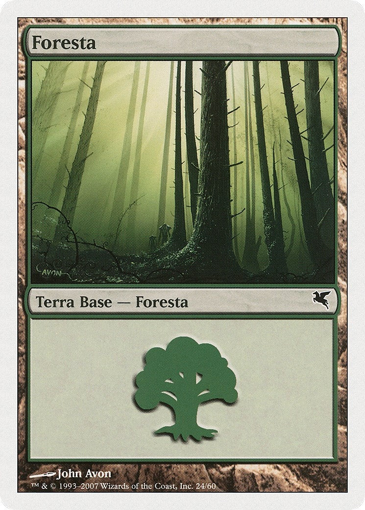 Image for Forest (Italian) - "Foresta" (B24) (B24) (Magic Encyclopedia 2005 (Salvat/Hachette)) - Magic: The Gathering
