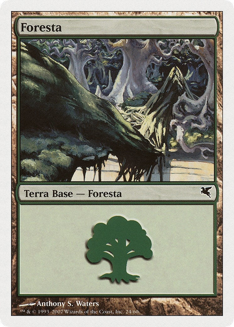 Image for Forest (Italian) - "Foresta" (L24) (L24) (Magic Encyclopedia 2005 (Salvat/Hachette)) - Magic: The Gathering