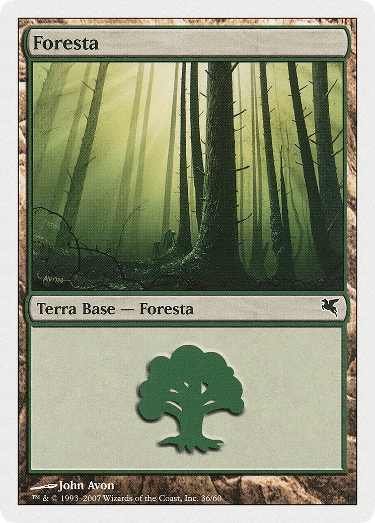 Image for Forest (Italian) - "Foresta" (B36) (B36) (Magic Encyclopedia 2005 (Salvat/Hachette)) - Magic: The Gathering