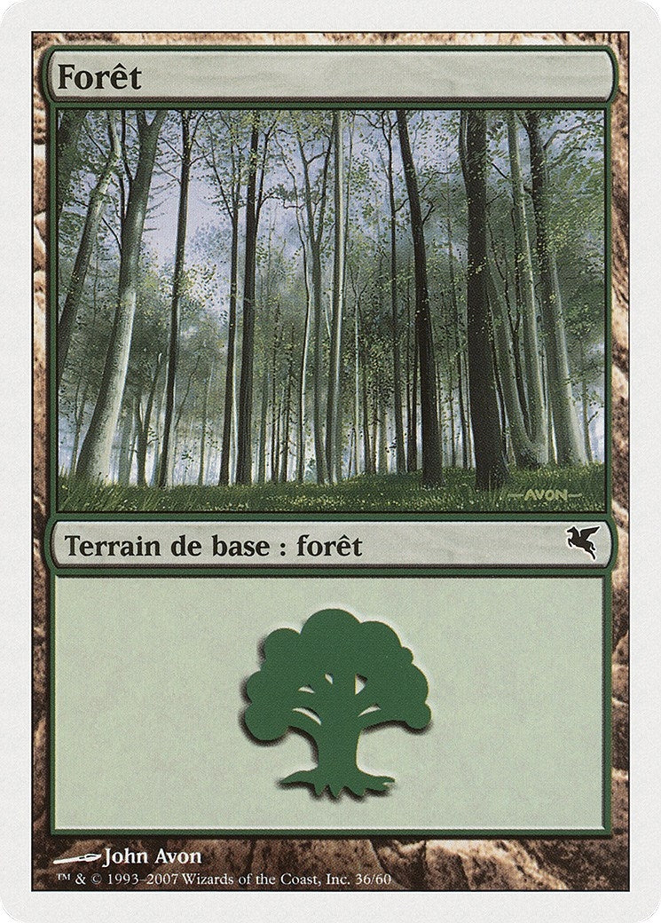 Image for Forest (French) - "Foret" (I36) (I36) (Magic Encyclopedia 2005 (Salvat/Hachette)) - Magic: The Gathering