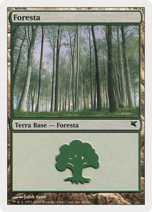 Image for Forest (Italian) - "Foresta" (B46) (B46) (Magic Encyclopedia 2005 (Salvat/Hachette)) - Magic: The Gathering