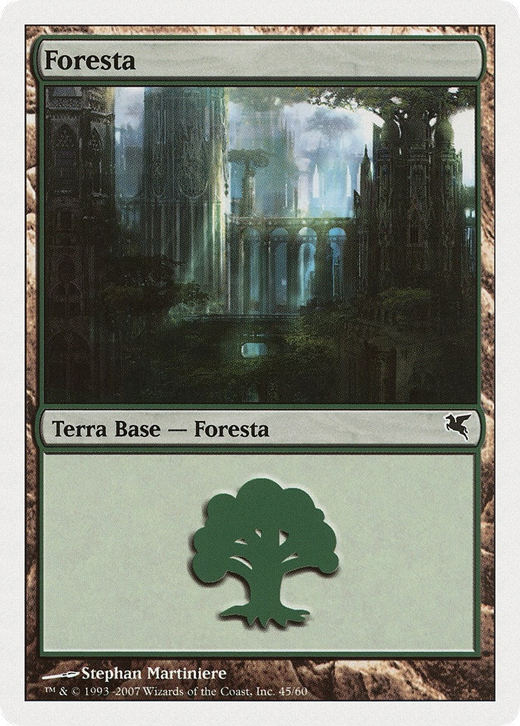 Image for Forest (Italian) - "Foresta" (K45) (K45) (Magic Encyclopedia 2005 (Salvat/Hachette)) - Magic: The Gathering