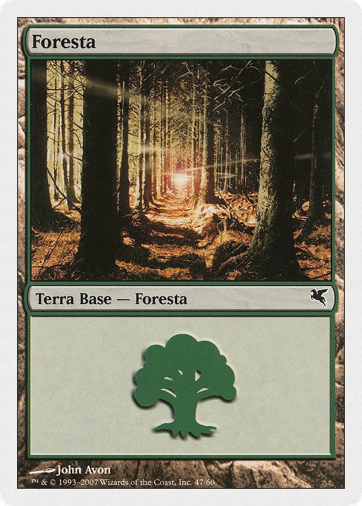 Image for Forest (Italian) - "Foresta" (B47) (B47) (Magic Encyclopedia 2005 (Salvat/Hachette)) - Magic: The Gathering